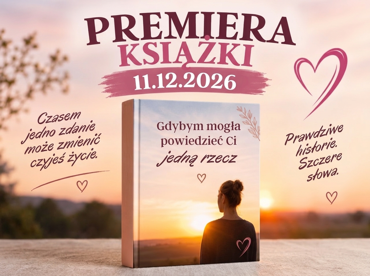 Premiera książki Gdybym mogła powiedzieć Ci jedną rzecz - pod redakcją Ilony Adamskiej - Anita Jasiak współautorka